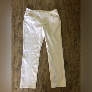 Coldwater Creek White Straight Leg Pants Size 18